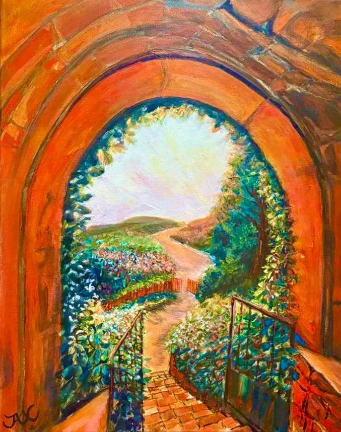 絵画 Acrylic painting A3 Jax Kwok, Threshold of Hope, Acrylic, 16x20x2in, NFS — JAX KWOK
